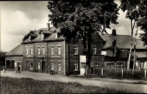 Ak Sohl Bad Elster im Vogtland, HO Gaststätte, Straßenansicht