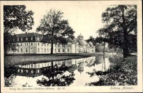 Ak Milicz Militsch Trachenberg Schlesien, Schloss Militsch