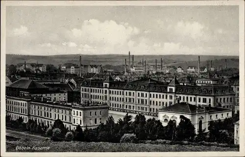 Ak Döbeln in Sachsen, Kaserne des I.R. 101