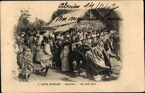Ak Aboisso Elfenbeinküste, un tam tam