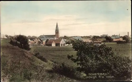 Ak Holstebro Dänemark, Totalansicht