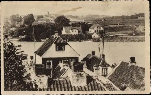 Ak Dybbøl Düppel Dänemark, Ortspartie