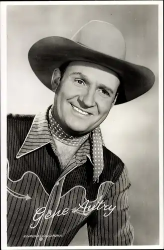 Ak Schauspieler Gene Autry, Portrait
