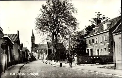 Ak Oud Gastel Nordbrabant Niederlande, Kerkstraat