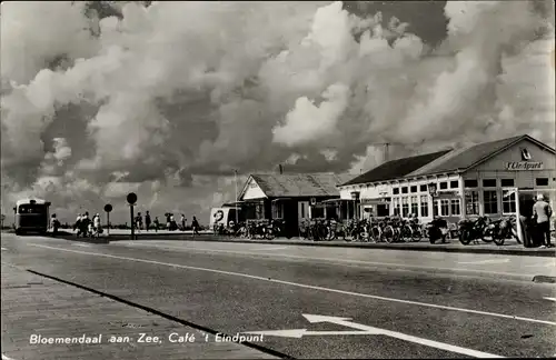 Ak Bloemendaal aan Zee Nordholland Niederlande, Cafe 't Eindpunt