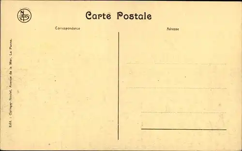 Ak La Panne De Panne Westflandern, Kapelle Notre Dame de la Mer