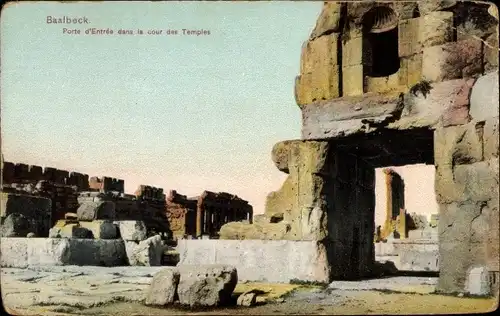 Ak Baalbeck Libanon, Tempelruinen