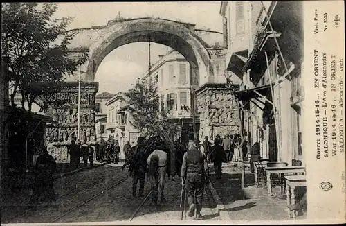 Ak Thessaloniki Griechenland, Alexanderbogen