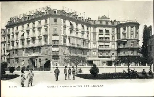 Ak Genf Genf, Grand Hotel Beau Rivage