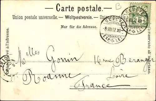 Ak Genève Genf Schweiz, Embarcadere du Jardin Anglais