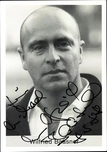 Ak Schauspieler Wilfried Baasner, Portrait, Autogramm