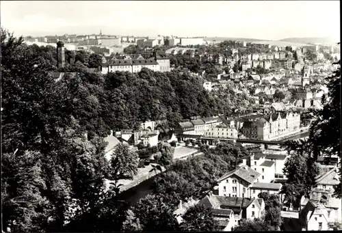 Ak Greiz im Vogtland, Blick auf die Stadt