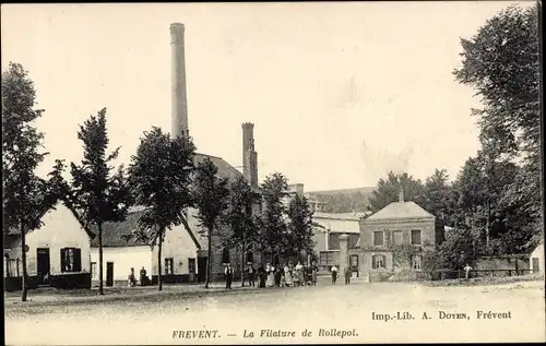 Ak Frévent Pas de Calais, Rollepot Spinning