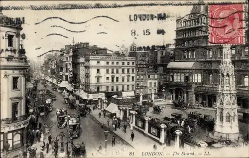 Ak London City England, The Strand