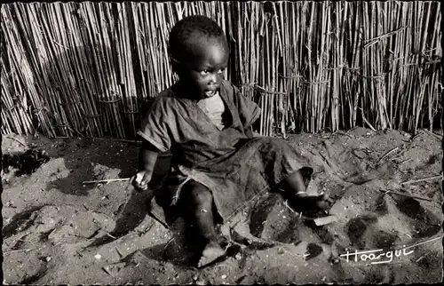 Ak Portrait eines afrikanischen Kindes