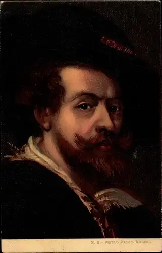 Künstler Ak Rubens, Peter Paul, Männerportrait