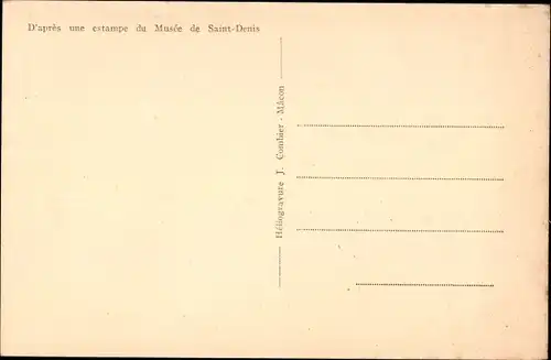 Ak Journals of the Commune, Druck aus dem Museum von Saint Denis