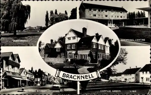 Ak Bracknell South East England, Queensway, Shopping Centre, Admiral Cunningham, High Street