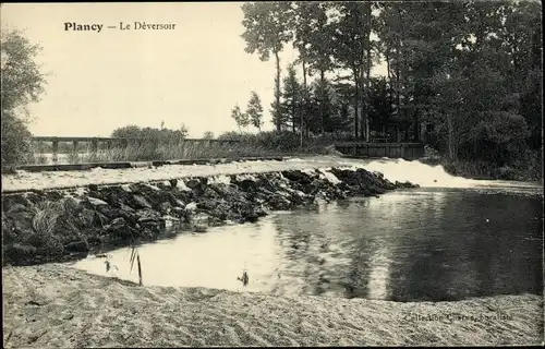 Ak Plancy l’Abbaye Aube, Wehr