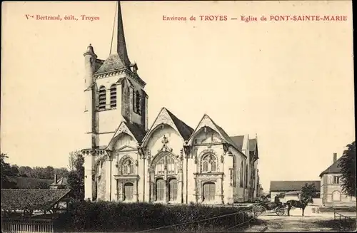 Ak Pont-Sainte-Marie Aube, Kirche