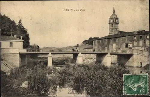 Ak Tin Meuse, die Brücke