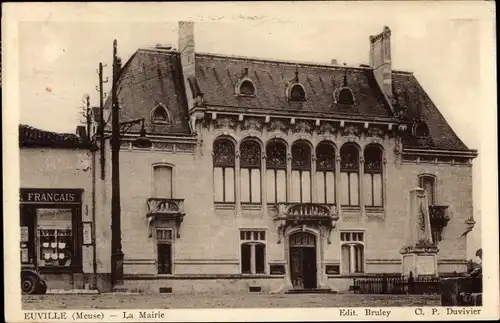 Ak Euville-Meuse, Das Rathaus