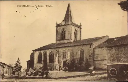 Ak Cousances les Forges Meuse, Die Kirche