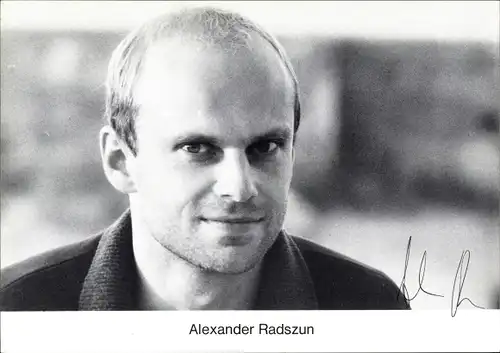 Ak Schauspieler Alexander Radszun, Autogramm, Porträt