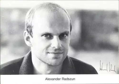 Ak Schauspieler Alexander Radszun, Autogramm, Portrait