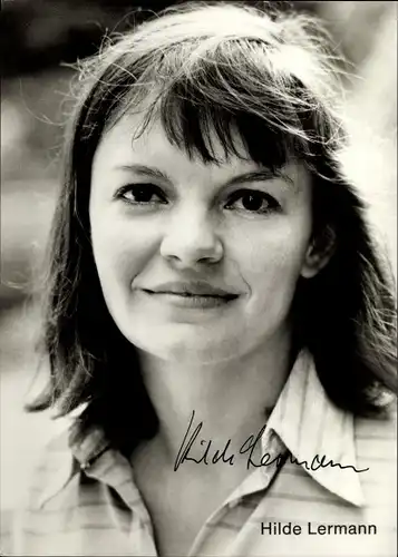 Ak Schauspielerin Hilde Lermann, Portrait, Autogramm