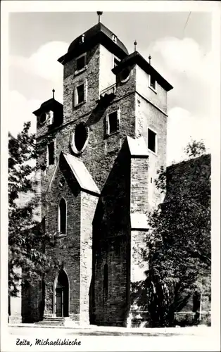 Ak Zeitz im Burgenlandkreis, Michaeliskirche