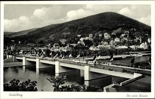 Ak Heidelberg am Neckar, Neue Brücke