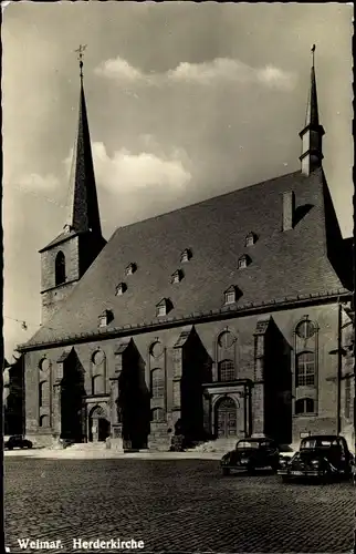 Ak Weimar in Thüringen, Herderkirche