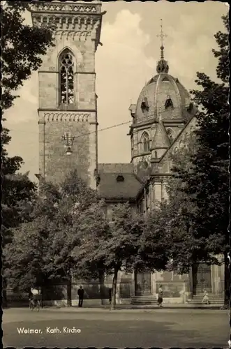 Ak Weimar in Thüringen, Katholische Kirche