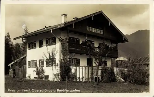 Ak Oberschönau Schönau am Königssee Oberbayern, Haus am Forst