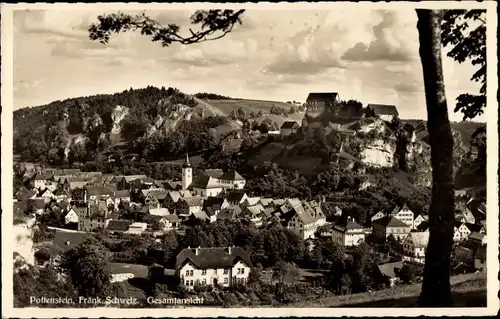 Ak Pottenstein in Oberfranken, Gesamtansicht