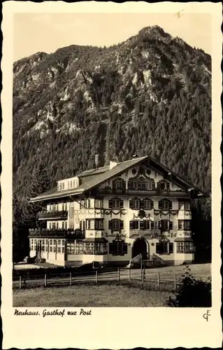 Ak Neuhaus Schliersee, Gasthof zur Post