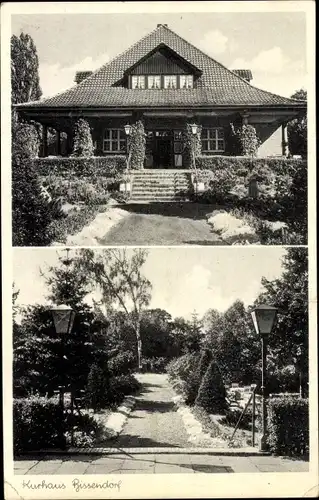 Ak Bissendorf Wedemark Hann in Niedersachsen, Kurhaus, Garten