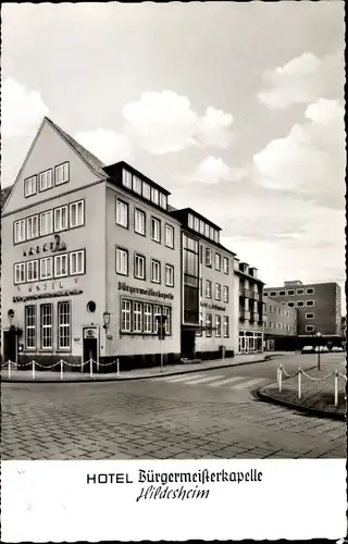 Ak Hildesheim in Niedersachsen, Hotel Bürgermeisterkapelle