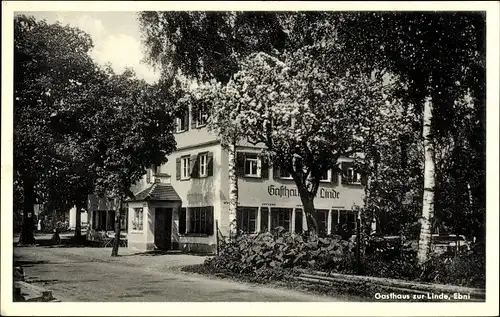 Ak Ebni Kaisersbach Baden Württemberg, Gasthaus zur Linde, Inh. Otto Braun