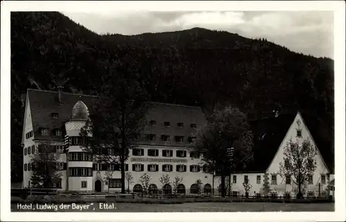 Ak Ettal Oberbayern, Hotel Ludwig der Bayer