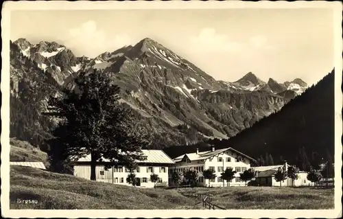 Ak Birgsau Oberstdorf im Oberallgäu, Gesamtansicht