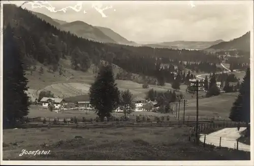 Ak Josefstal Schliersee, Panorama