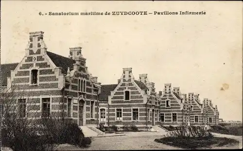 Ak Zuydcoote Nord, Sanatorium, Krankenpavillons