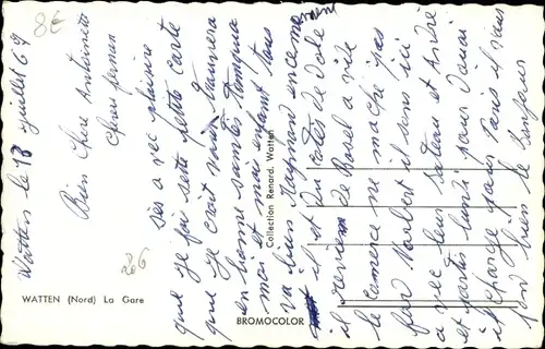 Ak Watten Nord, Bahnhof