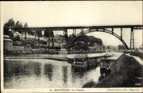 Ak Mayenne, Viadukt