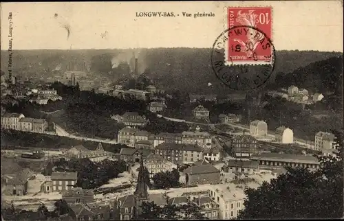 Ak Longwy Bas Meurthe et Moselle, Gesamtansicht