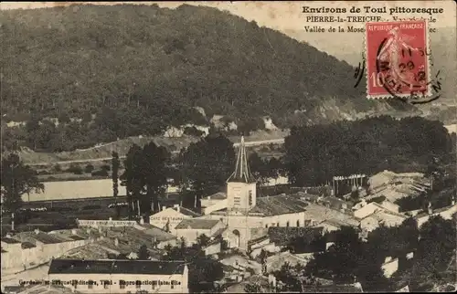 Postkarte Pierre la Trême Meurthe et Moselle, Teilansicht