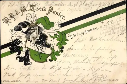 Studentika Ak Hildburghausen in Thüringen, Verbindungswappen