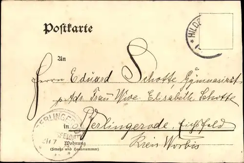 Studentika Ak Hildburghausen in Thüringen, Verbindungswappen